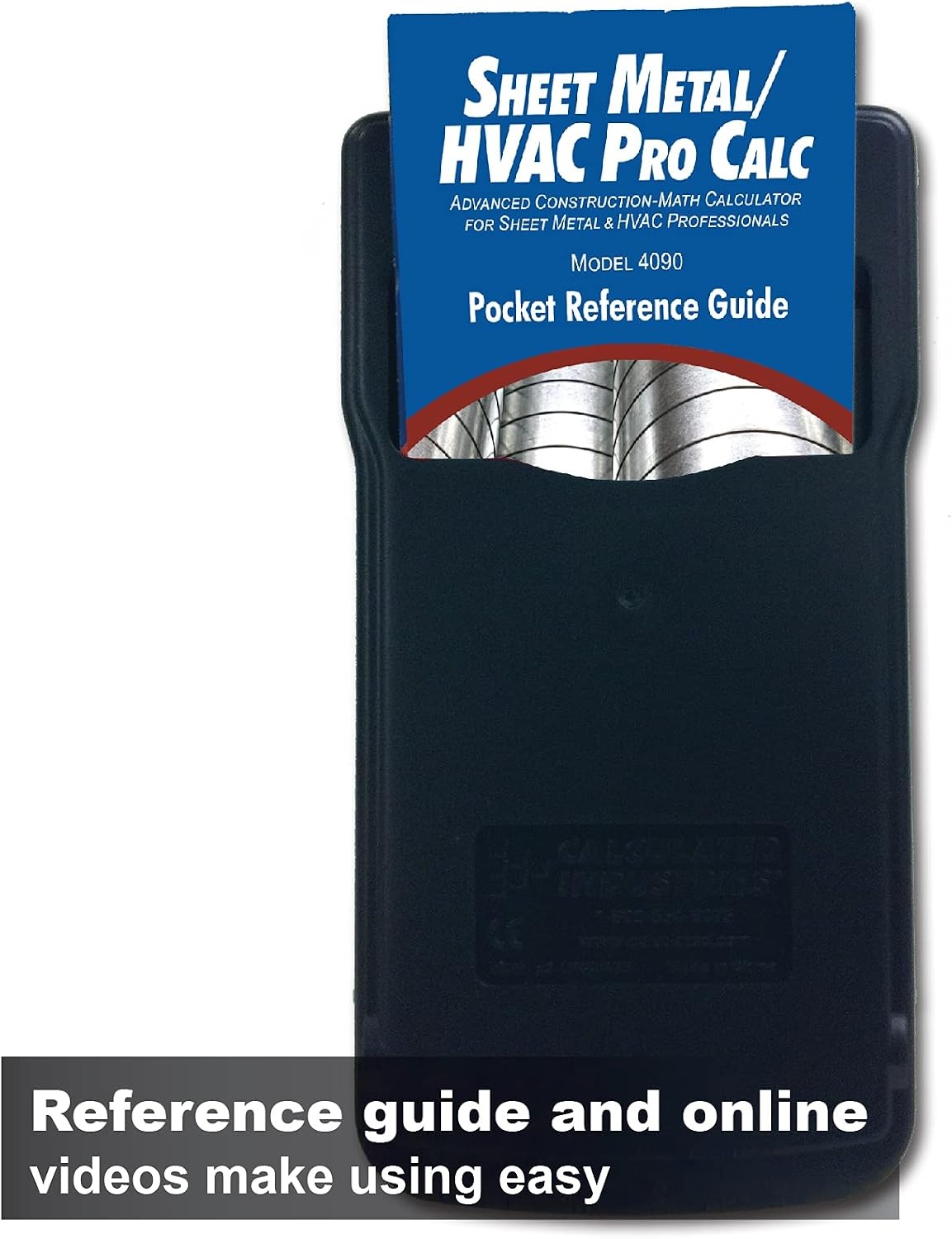 image:imageCalculated Industries 4090 Sheet MetalHVAC Pro Calc Calculator Advanced ConstructionMath for Sheet Metal amp HVAC Pros Fan Law Functions ArcK Builtin Constant Laws of Cosines