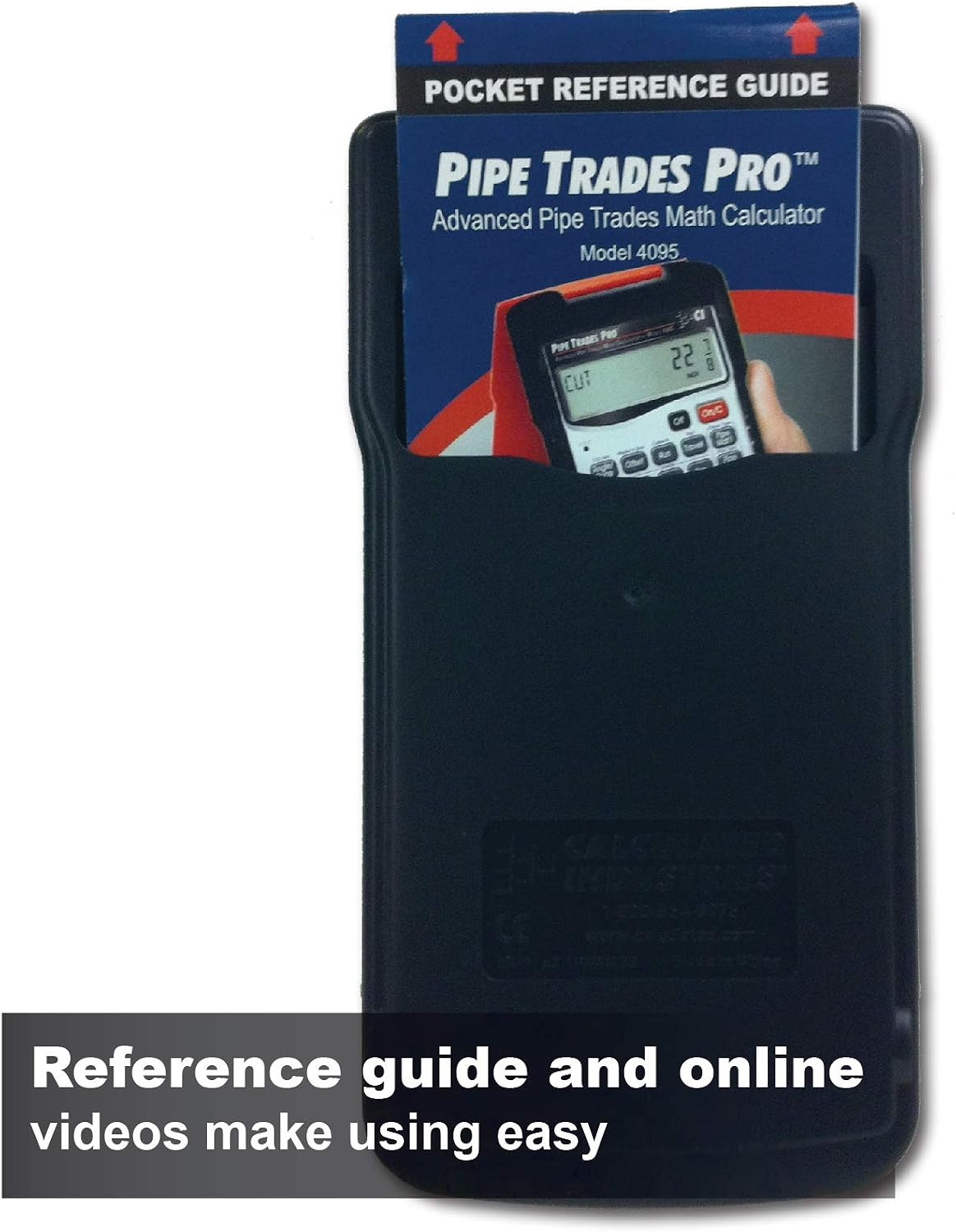 image:imageCalculated Industries 4095 Pipe Trades Pro Advanced Pipe Layout and Design Math Calculator Tool for Pipefitters Steamfitters Sprinklerfitters and Welders Builtin Pipe Data for 7 Materials White Advanced Pipe Layout and Design Math For Pipefitters Steamfitters Sprinklerfitters and WeldersSilver