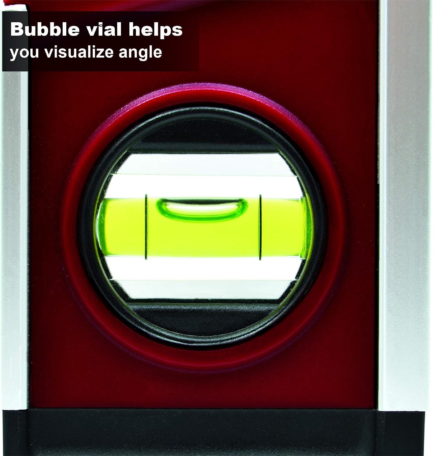 image:imageCalculated Industries 7210 AccuMASTER PRO Digital Torpedo Level and Protractor 10 Inch Neodymium Magnets Bright LED Display IP54 DustWater Resistant Red