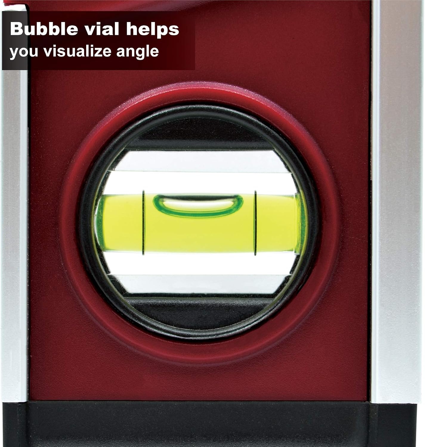 image:imageCalculated Industries 7210 AccuMASTER PRO Digital Torpedo Level and Protractor 10 Inch Neodymium Magnets Bright LED Display IP54 DustWater Resistant Red