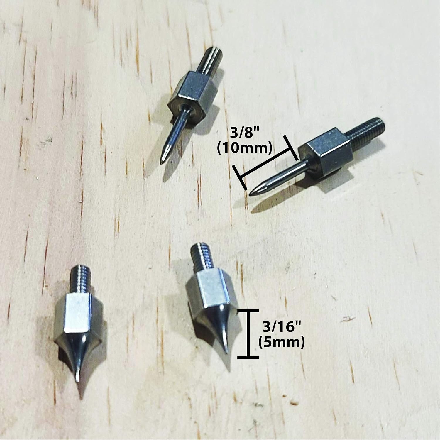image:imageCalculated Industries 7442PINS AccuMASTER Moisture Meter Replacement Pins Pack Two Pairs of Pins Fit AccuMaster models 7440 and 7445 Stainless Steel