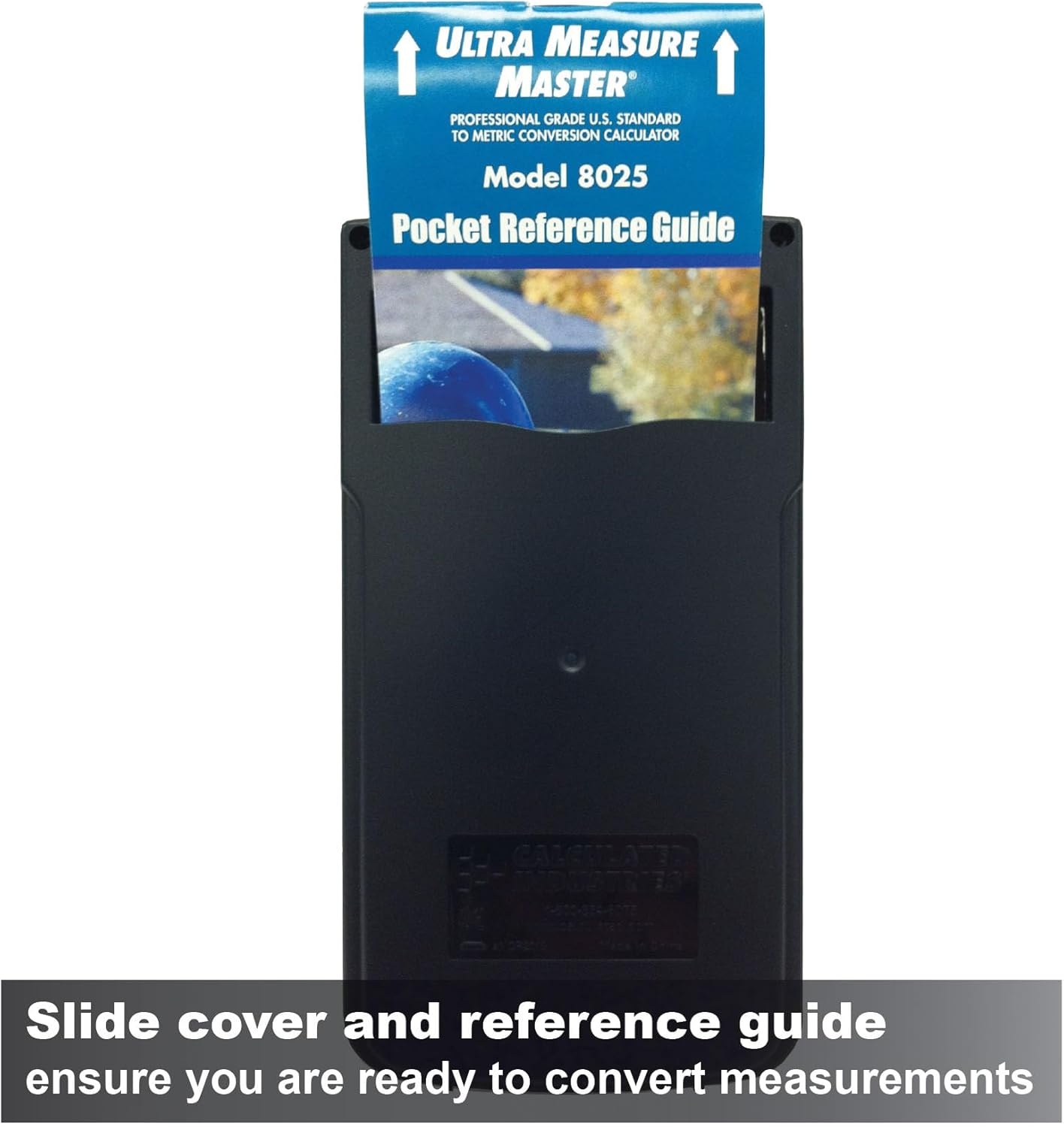 image:imageCalculated Industries 8025 Ultra Measure Master Professional Grade US Standard to Metric Conversion Calculator Tool for Engineers Architects Builders Scientists and Students 60 Units Builtin Silver