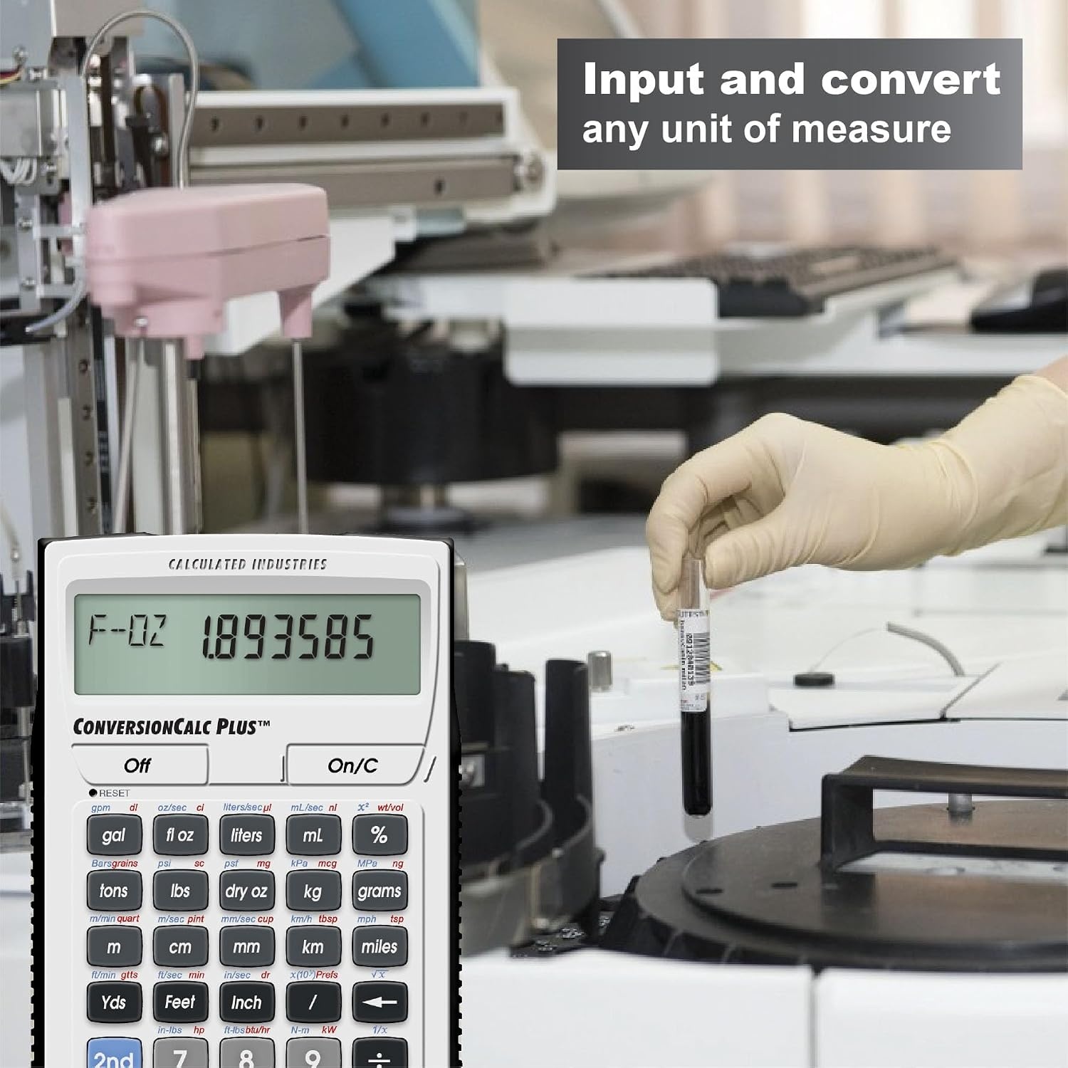 image:imageCalculated Industries 8030 ConversionCalc Plus Conversion Calculator 70 Units 500 Professional Conversion Combinations