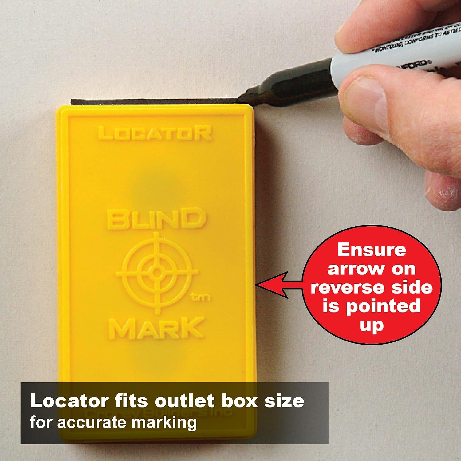 image:imageCalculated Industries 8105 Blind Mark Drywall Electrical Box Locator Tool Powerful RareEarth Magnetic Targets 3 and Locator Kit2 Targets