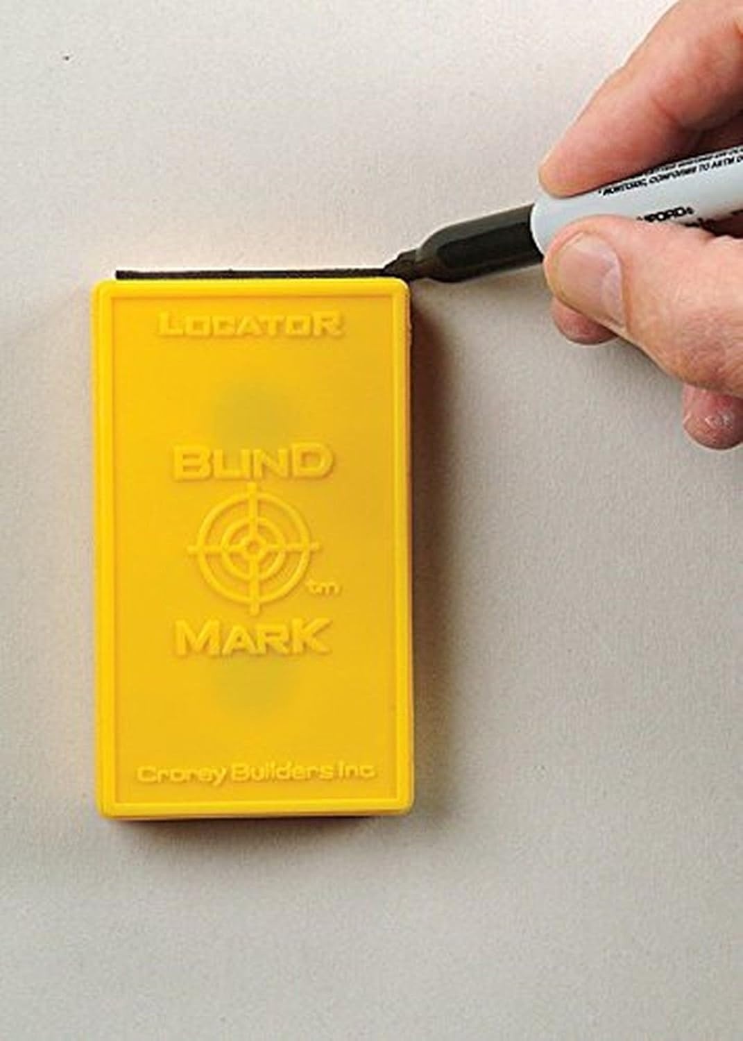 image:imageCalculated Industries 8105 Blind Mark Drywall Electrical Box Locator Tool Powerful RareEarth Magnetic Targets 3 and Locator Kit3 Targets Case