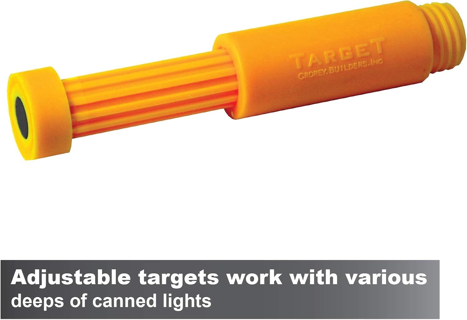 image:imageCalculated Industries 8110 Center Mark Drywall Recessed Lighting Cutout Magnetic Locator Tool for NonLED Cans Yellow