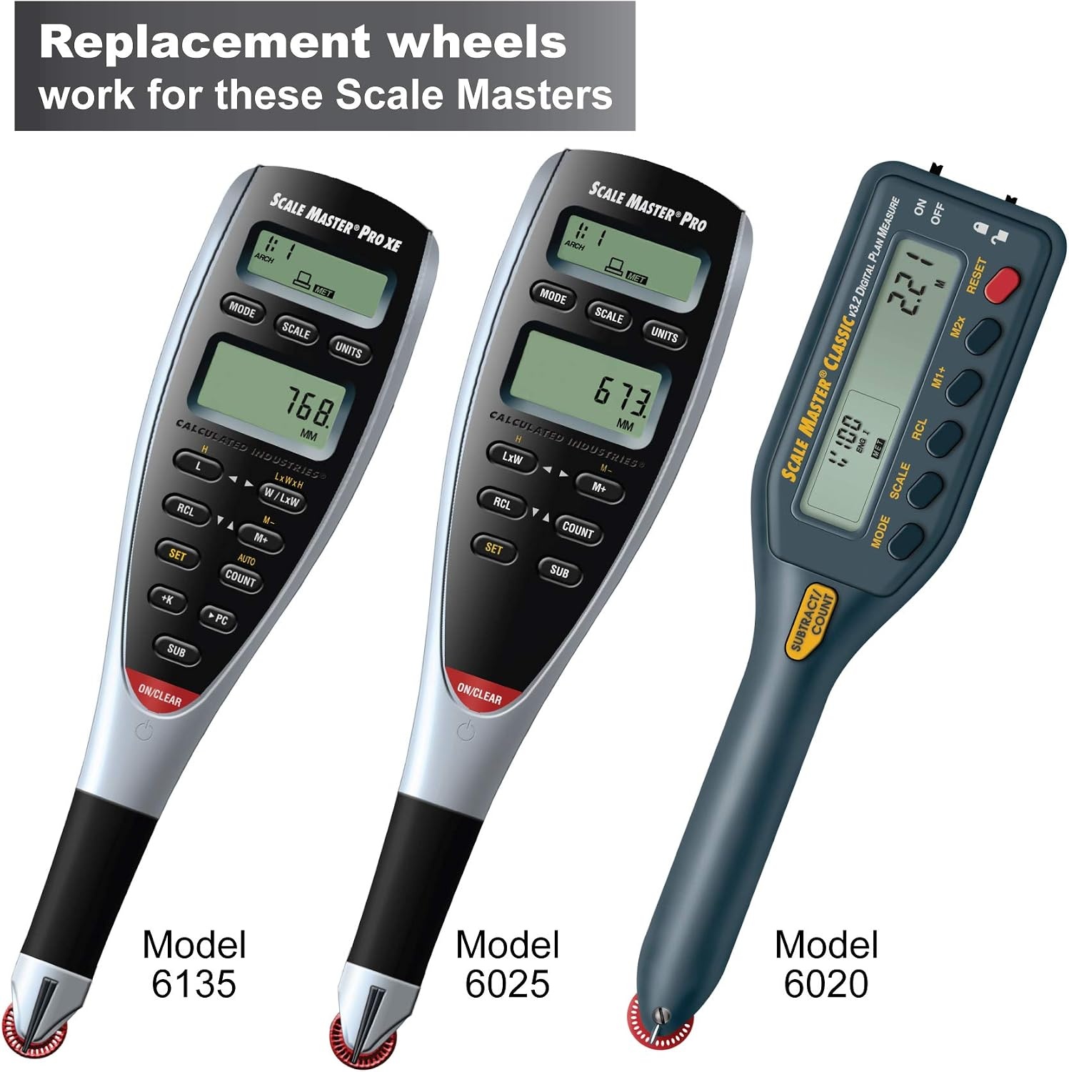 image:imageCalculated Industries Scale Master Pro XE Measure Wheel Kit with Axle Screw Small