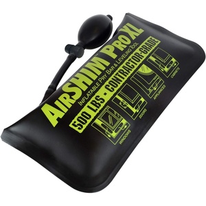 Calculated Industries 1194 AirShim XL Inflatable Pry Bar and Leveling Tool | 500 LB Load Holding Rating; Contractor-Grade Alignment Pump Wedge(1 Piece XL)