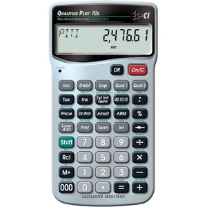 Calculated Industries 3415 Qualifier Plus IIIx Advanced Real Estate Mortgage Finance Calculator | Simple Operation | Buyer Pre-Qualifying | Solves Payments, Amortization, ARMs, Combos, FHA, VA, More | Advanced Mortgage Finance, Simple Operation, Buyer Pre-Qualifying, Solves Payments, Amortization, ARMs, Combos, FHA, VA