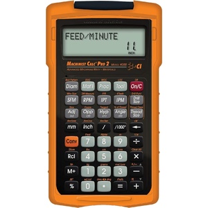 Calculated Industries 4088 Machinist Calc Pro 2 Advanced Machining Calculator | Speeds and Feeds, DOC, LOC and WOC for Materials and Tool settings | Machinists, Setters, Tool & Die Makers, Shop Owners | Engineering/Scientific, Speeds & Feeds, DOC, LOC & WOC, Materials and Tool Settings(Calculator)