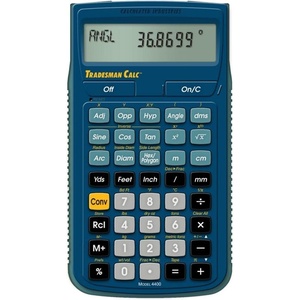 Calculated Industries 4400 TradesmanCalc Technical Trades Dimensional Trigonometry and Geometry Math and Conversion Calculator Tool for Tech Students, Welders, Metal Fabricators, Engineers, Draftsmen Small | Technical Trades, Dimensional Trigonometry and Geometry, Math and Conversion