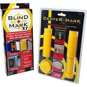 Calculated Industries 8125 Value Pack – Blind Mark and Center Mark Drywall Install Tools | For Electrical Outlet Box and Recessed Can-Light Cutouts | Powerful Rare-Earth Magnetic Targets and Locator